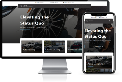 Auto Detailing Website for Status - Optimal Cosmetic Detailing - Mobile Detailing in Southern California