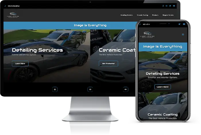 Website Showcase - Car Detailing Web Design